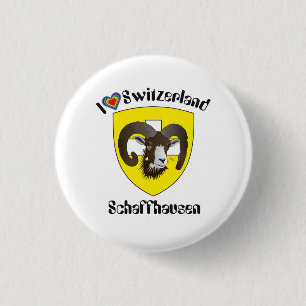 Bóton Redondo 2.54cm Schaffhausen Schweiz Button