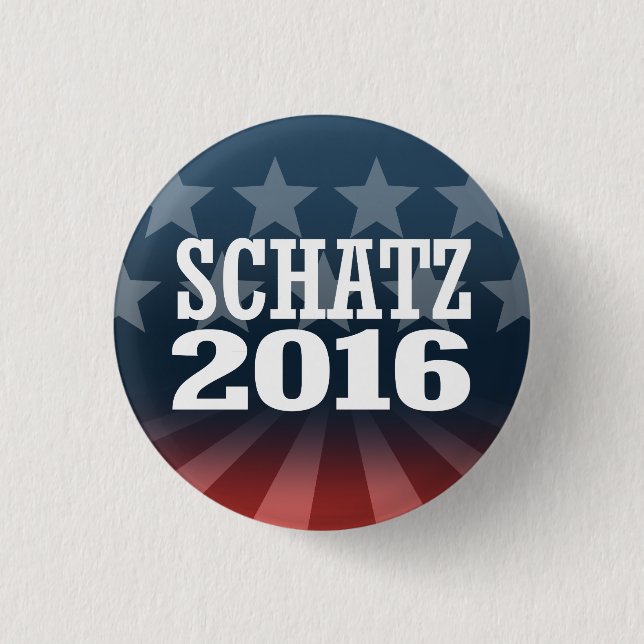 Bóton Redondo 2.54cm Schatz - Brian Schatz 2016 (Frente)