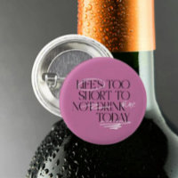 Scribbled Wine Mood – Botão de Pinback