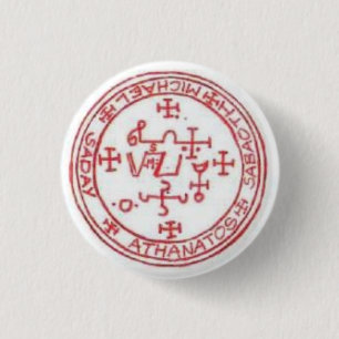 Bóton Redondo 2.54cm Selo do botão de Michael