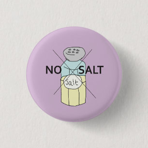 Bóton Redondo 2.54cm Sem crachá de Sal