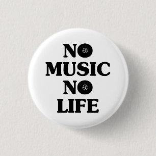 BÓTON REDONDO 2.54CM SEM MÚSICA SEM VIDA