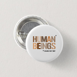 Bóton Redondo 2.54cm SERES HUMANOS: As cores podem variar