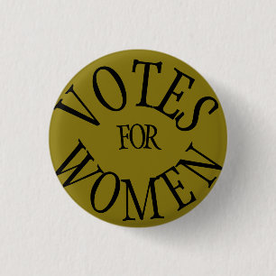 Bóton Redondo 2.54cm série de botão coleccionável do suffragette 8