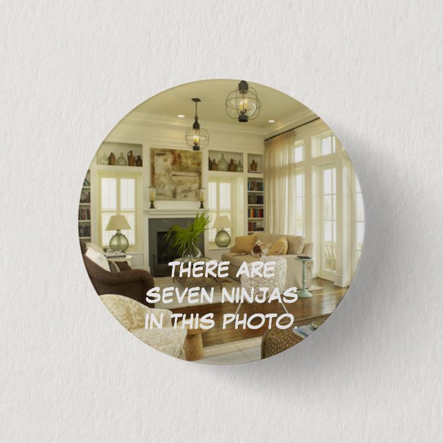 Bóton Redondo 2.54cm Sete Ninjas… (Frente)