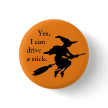 Sim, Eu Posso Dirigir Uma Silhueta De Bruxa Voador