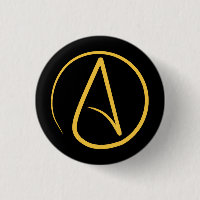 Símbolo ateu: amarelo a preto