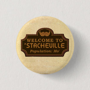 Bóton Redondo 2.54cm Sinal de boas-vindas Engraçado Mo