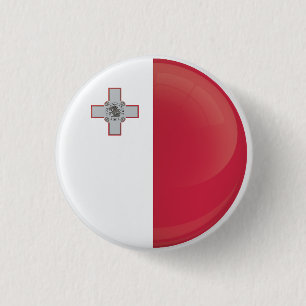 Bóton Redondo 2.54cm Sinalizador de Ícone Redondo Malta