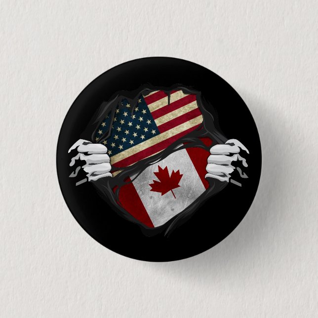 Bóton Redondo 2.54cm Sinalizador de Revelação de Duas Mãos Personalizad (Frente)