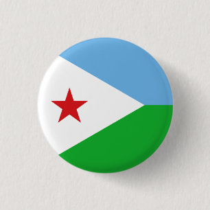 Bóton Redondo 2.54cm Sinalizador Djibouti