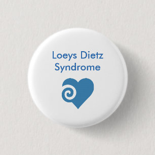 Bóton Redondo 2.54cm Síndrome de Loys Dietz