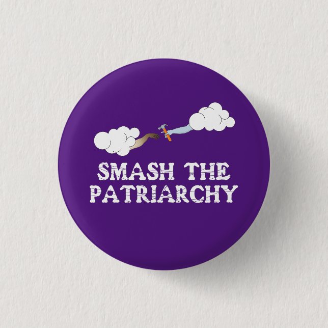 Bóton Redondo 2.54cm Smash the Patriarchy: Creation of Equality (Frente)