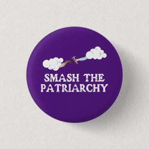 Bóton Redondo 2.54cm Smash the Patriarchy: Creation of Equality