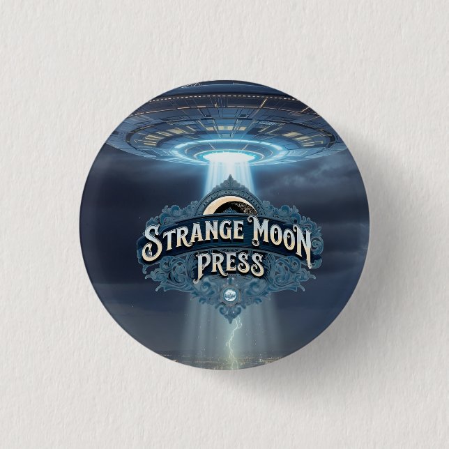 Bóton Redondo 2.54cm SMP LLC button - UFO logo (Frente)