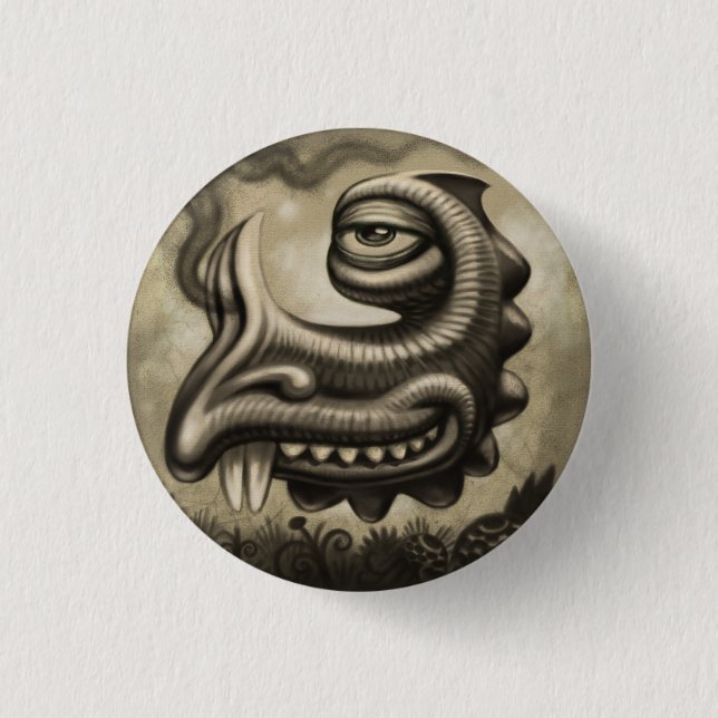 Bóton Redondo 2.54cm Sniffy! Botão por RoBo-Design (Frente)