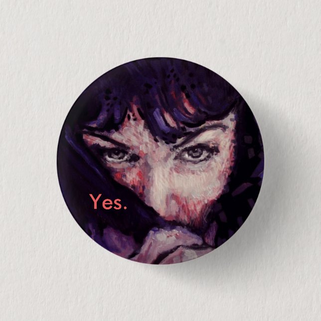 Bóton Redondo 2.54cm Sob o botão do véu (Frente)