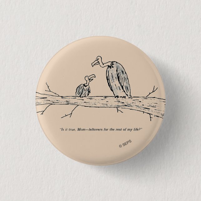 Bóton Redondo 2.54cm Sobras (Frente)