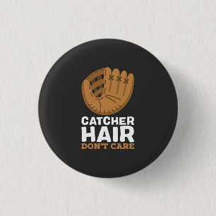 Bóton Redondo 2.54cm Softbol - Apanhador de Cabelo Não Liga