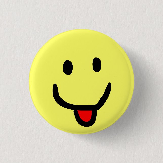 Bóton Redondo 2.54cm Sorriso feliz (Frente)