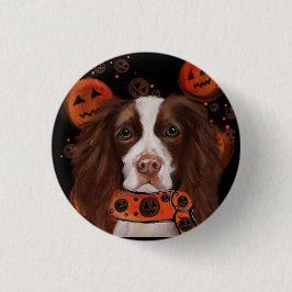 Bóton Redondo 2.54cm Springer Spaniel Inglês