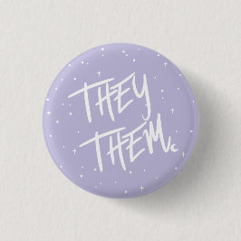 Bóton Redondo 2.54cm Stars Eles Consolam em Lilac