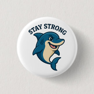 Bóton Redondo 2.54cm Stay Strong Splash T-Shirt