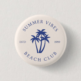 Bóton Redondo 2.54cm Summer Vibes Button