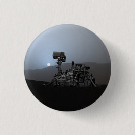 Bóton Redondo 2.54cm Sunset no veículo da curiosidade de Marte