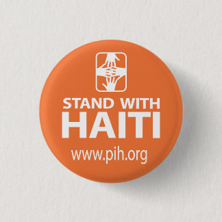 Bóton Redondo 2.54cm Suporte de PIH com botão de Haiti