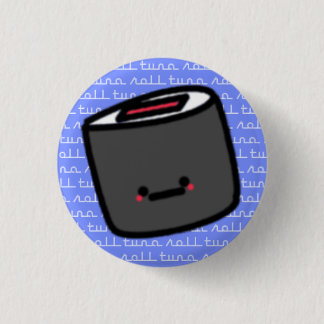 Bóton Redondo 2.54cm Sushi do rolo de atum