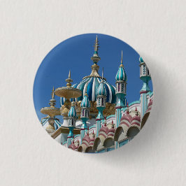 Bóton Redondo 2.54cm Taj Mahal Atlantic City Facade