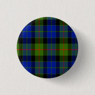 Bóton Redondo 2.54cm Tartan do Scottish de Gunn