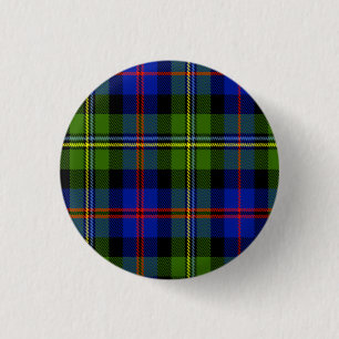 Bóton Redondo 2.54cm Tartan do Scottish de Malcolm