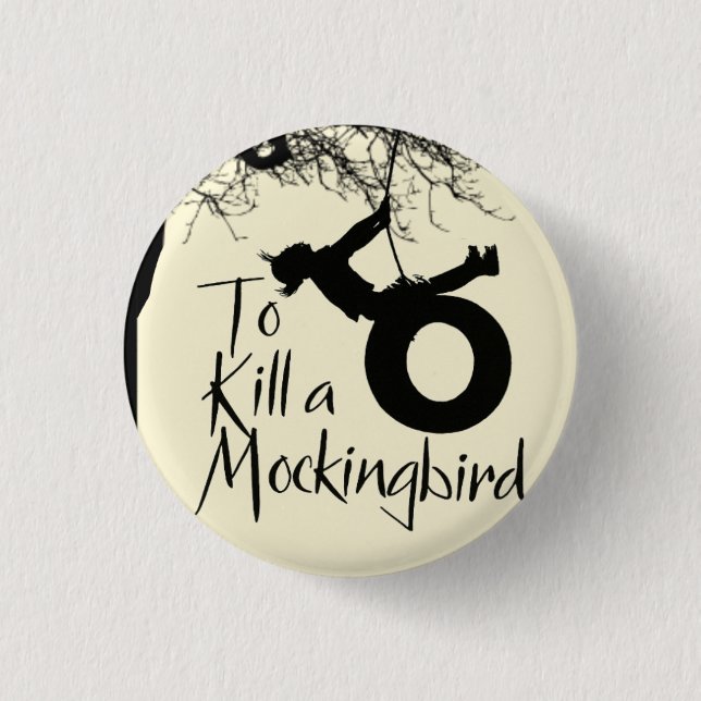 Bóton Redondo 2.54cm To Kill A Mockingbird Patch (Frente)