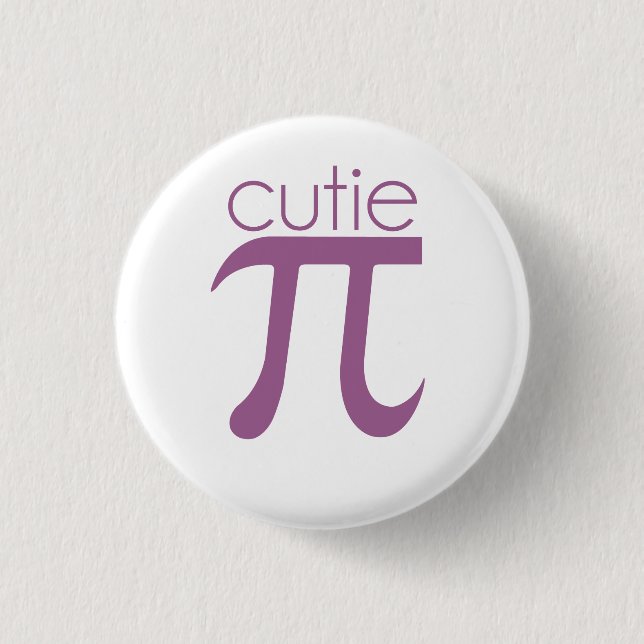 Bóton Redondo 2.54cm Torta bonito Pi de Cutie (Frente)