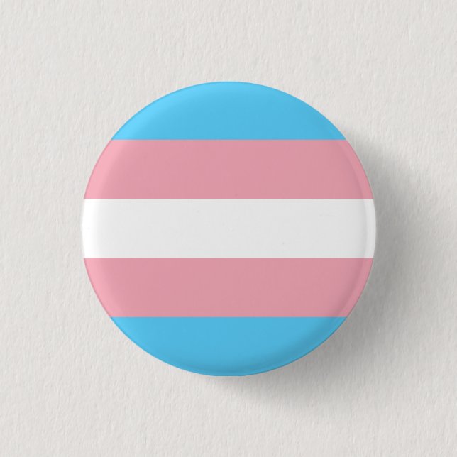 Bóton Redondo 2.54cm Transgender Pride Flag Badge (Frente)
