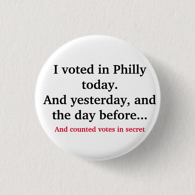 Bóton Redondo 2.54cm Trump (Frente)