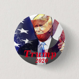 Bóton Redondo 2.54cm Trump 2020
