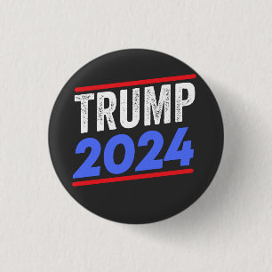 Bóton Redondo 2.54cm Trump 2024 Para A Eleição Do Presidente Donald J
