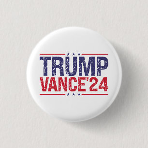 Bóton Redondo 2.54cm Trump Vance 2024