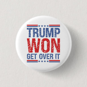 Bóton Redondo 2.54cm Trump Won supere isso