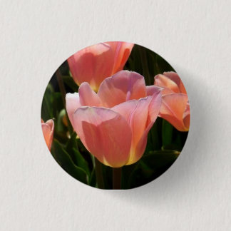 Bóton Redondo 2.54cm Tulipa Rosa