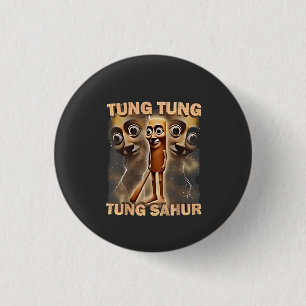 Bóton Redondo 2.54cm Tung tung sahur Brainrot Meme