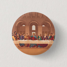 Bóton Redondo 2.54cm Última Ceia de Jesus Cristo