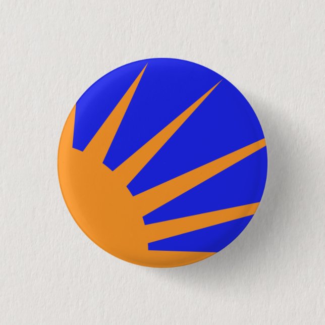 Bóton Redondo 2.54cm Um galão Gréine (Frente)