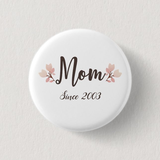 Bóton Redondo 2.54cm Um Pino que Celebra Sua Viagem — Personalize Isso (Frente)