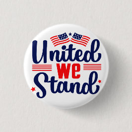 Bóton Redondo 2.54cm United We Stand