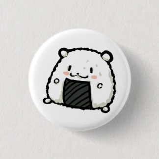 Bóton Redondo 2.54cm urso do sushi
