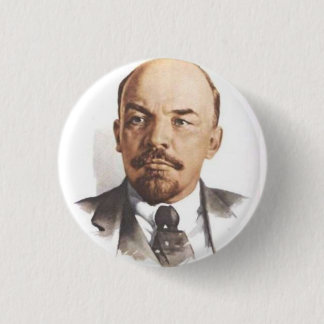 Bóton Redondo 2.54cm V.I. Botão de Lenin